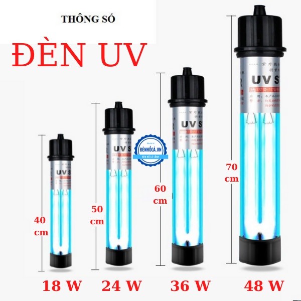 (CD) 18W - 100W ตู้ปลา ไฟ UV ฆ่าสาหร่ายและแบคทีเรียสําหรับตู้ปลาขนาดใหญ่ UV STERILIZATION KING KAOKU