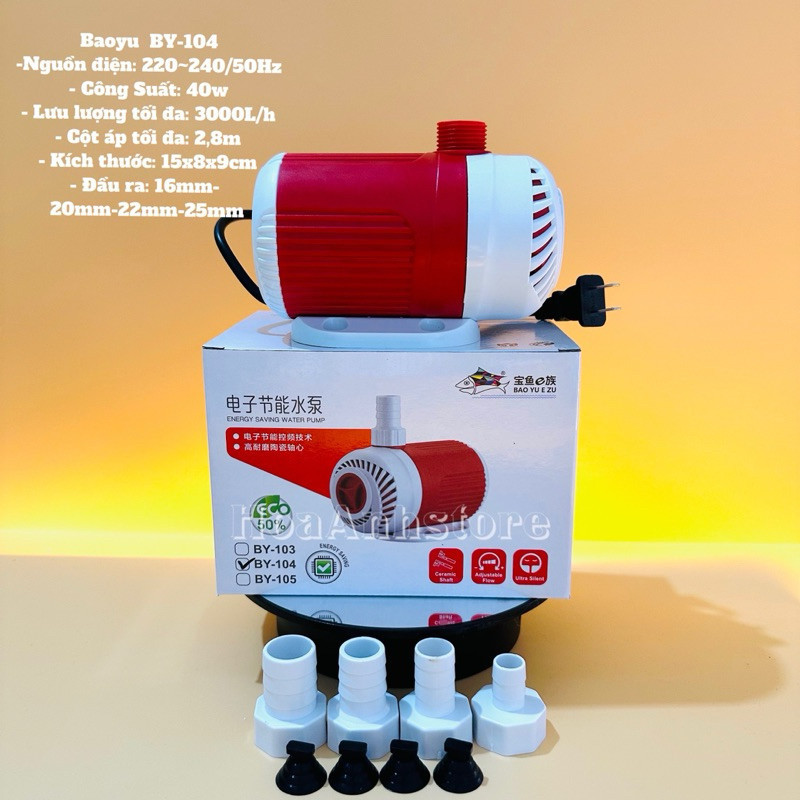 Baoyu Aquarium Pump BY101 BY102 BY103 BY104 BY105 BY106 BY107 Submersible Aquarium Pump (V)(KH)