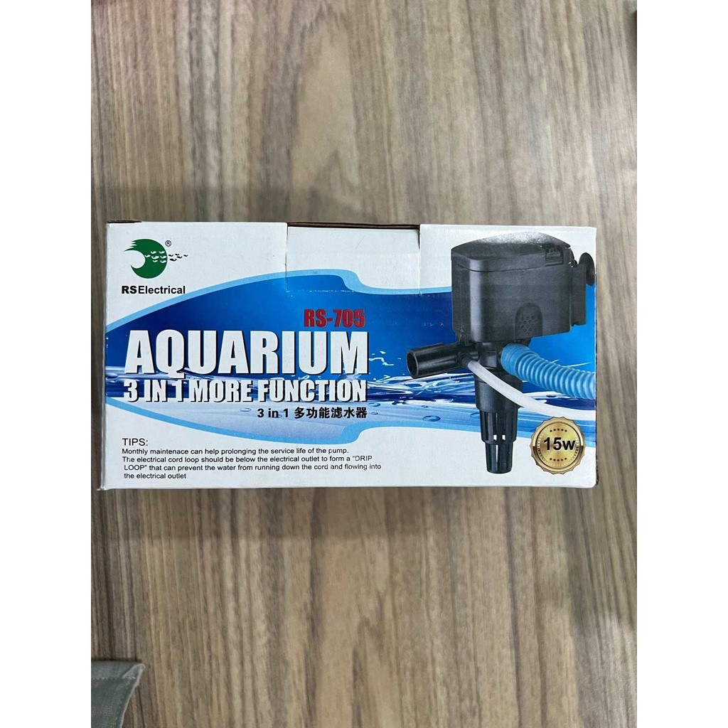 3in1 ปั๊มน้ํา AQUARIUM RS-705 15w 800l/h(V)(KH)