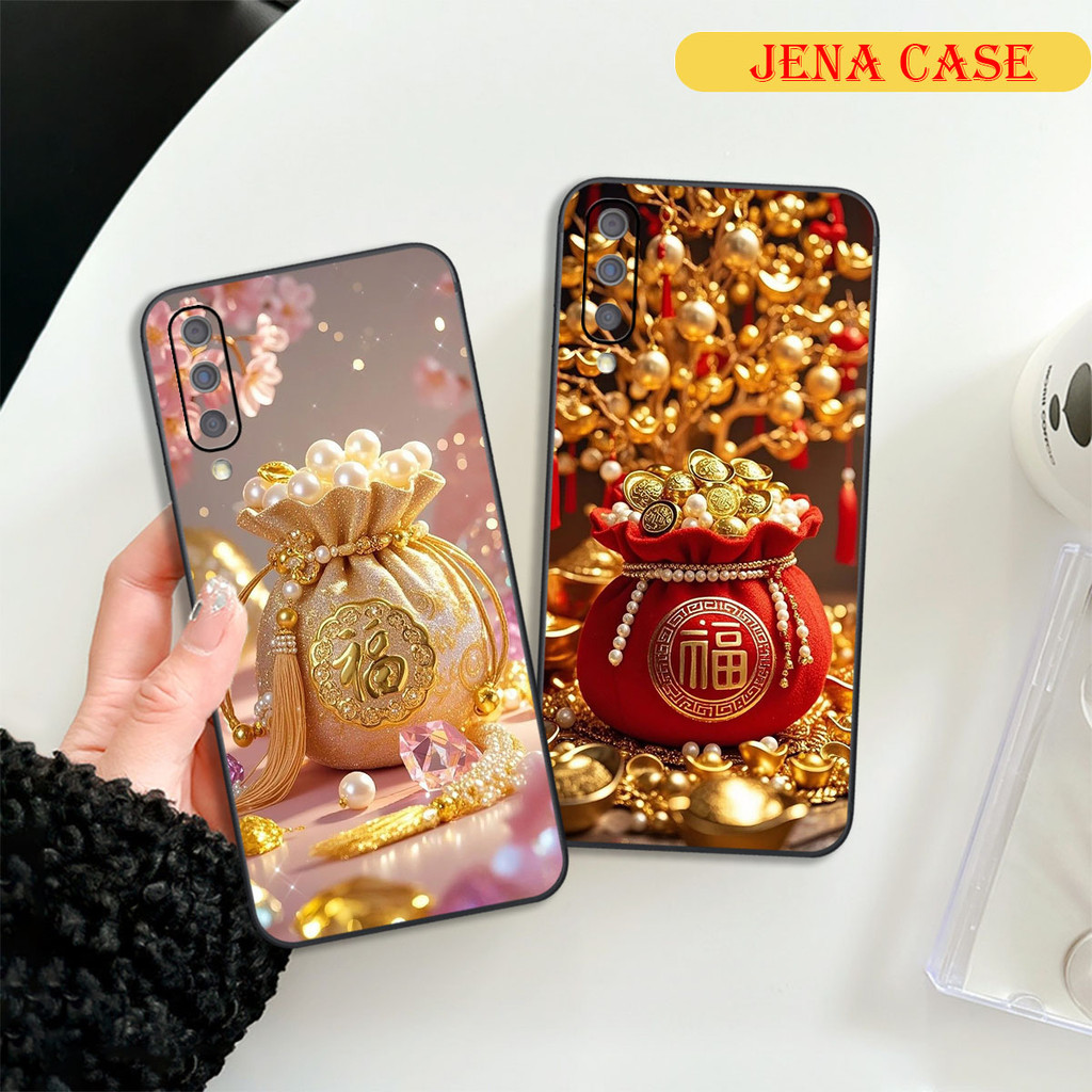 เคส Samsung A7 2018 / A9 2018 พิมพ์ลายกระเป๋านําโชค Jena Case