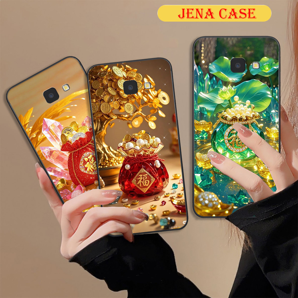 เคส Samsung J4 Plus / J4 Core / J4+ พร้อมกระเป๋านําโชค เคส Jena