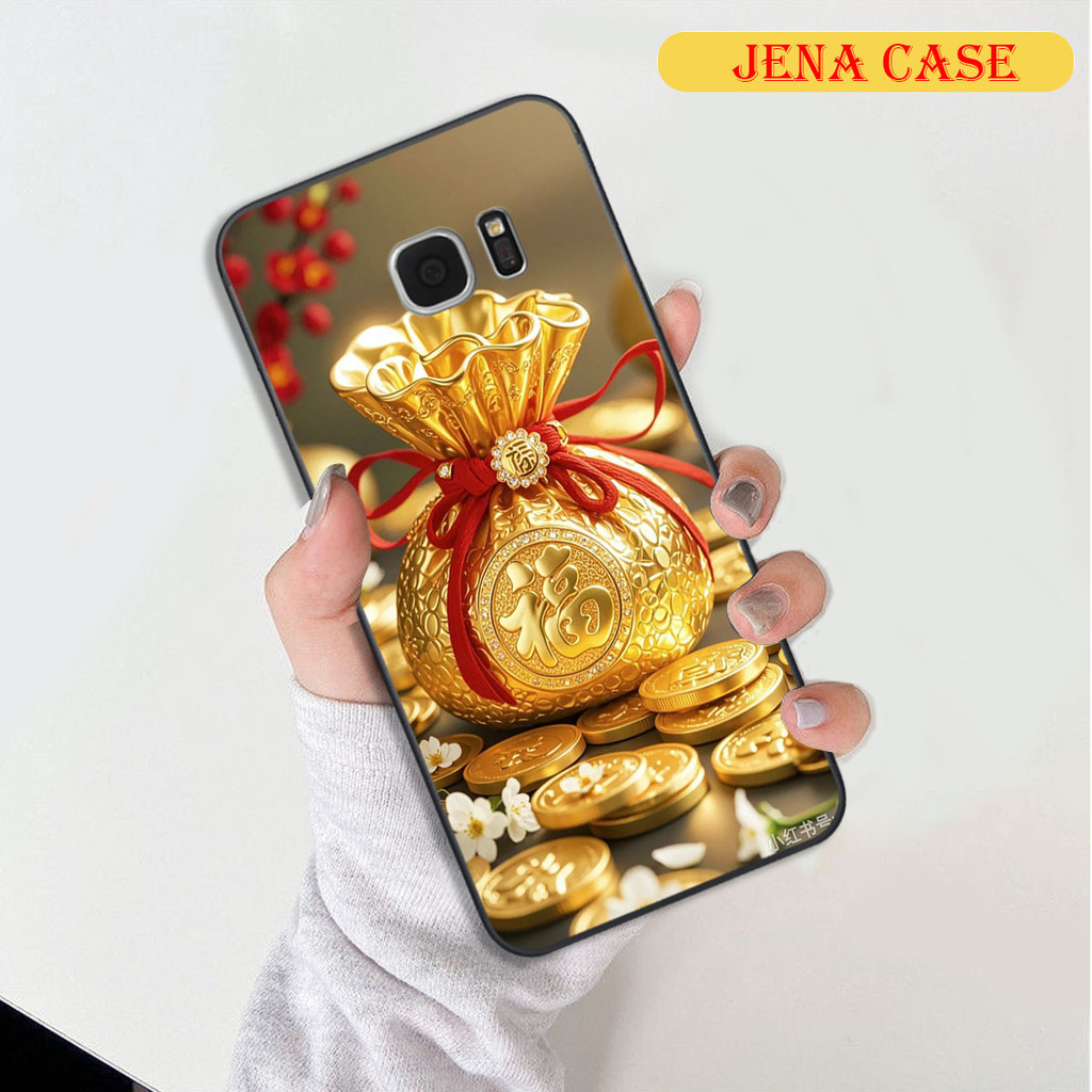 เคส Samsung S6 / S6 EDGE / S7 / S7 EDGE พิมพ์ลายกระเป๋านําโชค เคส Jena