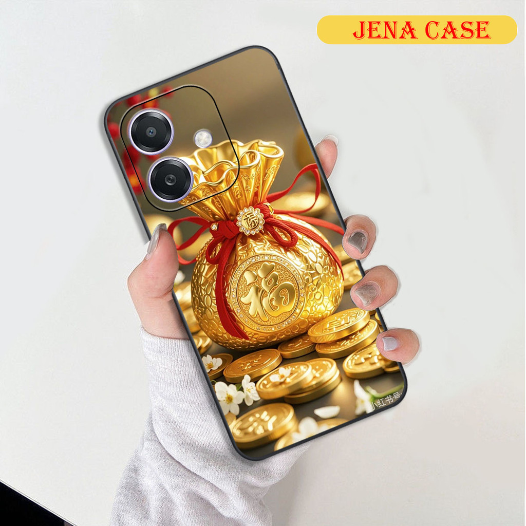 เคส Oppo A3 / A3x / A3 Pro 5G พร้อมกระเป๋านําโชค เคส Jena