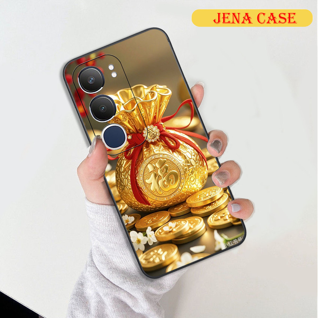 เคส Vivo V40 5G / V40 Lite / Y300 5G พร้อมกระเป๋านําโชค เคส Jena