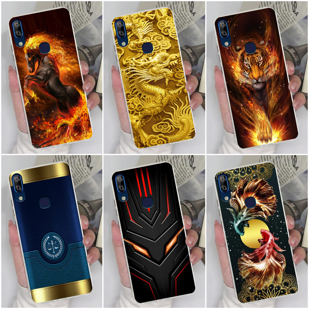 เคส Vsmart Active 1 / Active 1 Plus / Active 1+ พิมพ์ลายภาพมังกรทองของสันติภาพและโชค