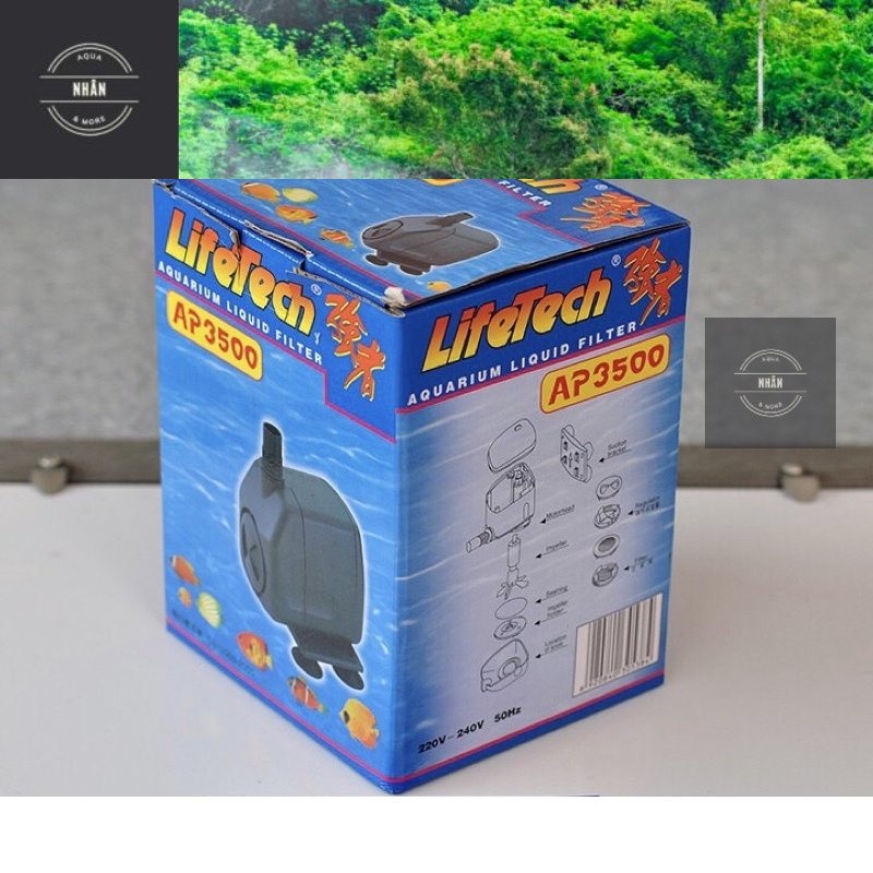 (SH) LIFETECH AP 3500 ปั๊มน้ําตู้ปลา | Lifetech AP3500 - 60w - Aqua Human - จัดส่งรวดเร็วมาก!
