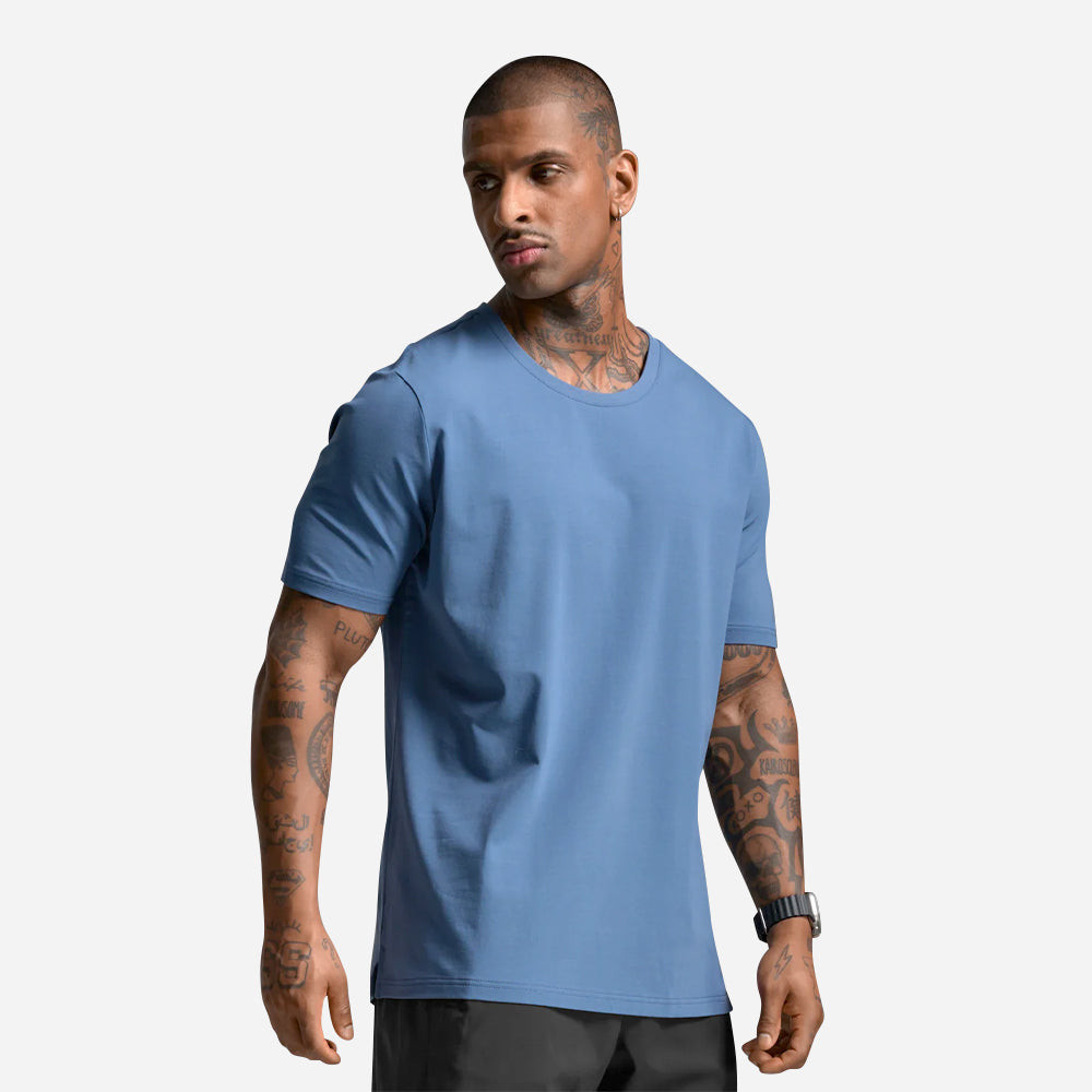 2XU Motion Cotton Flex เสื้อยืดผู้ชาย - MR7427a-IND/IND