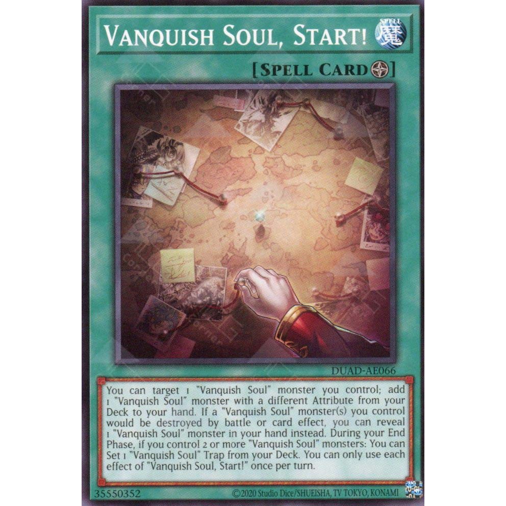 [ การ์ด Yugioh ของแท้ ] DUAD-AE066 Vanquish Soul เริ่มต้น! - ทั่วไป