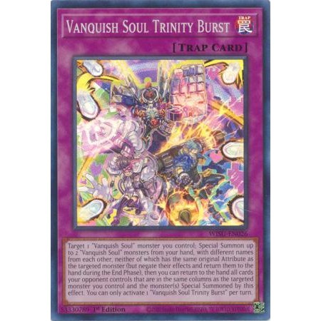 การ์ด Yugioh! - WISU-EN026 - Vanquish Soul Trinity Burst
