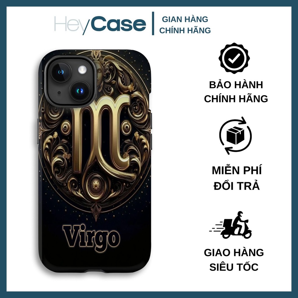 เคสไอโฟน Virgo Virgo Virgo ทนความร้อน ทนทานต่อแรงกระแทก สําหรับ iPhone ทุกรุ่น