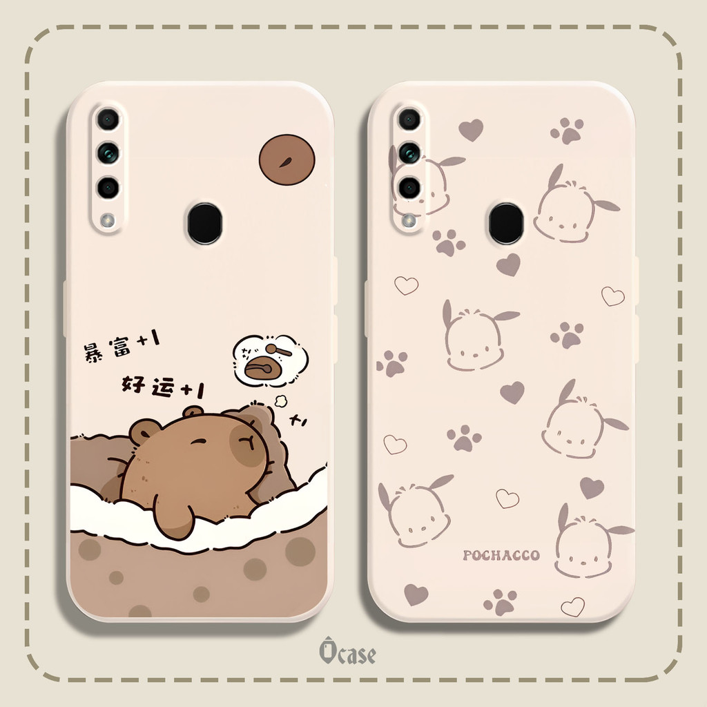 เคส Oppo A8 / A31 พิมพ์ลายหมีและแมวสุดน่ารัก