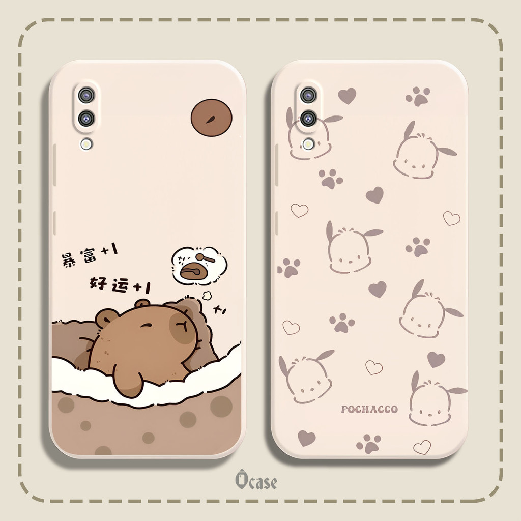 เคส Vivo V11 / V11i / 1806 พิมพ์ลายหมีสุดน่ารักและกระต่าย