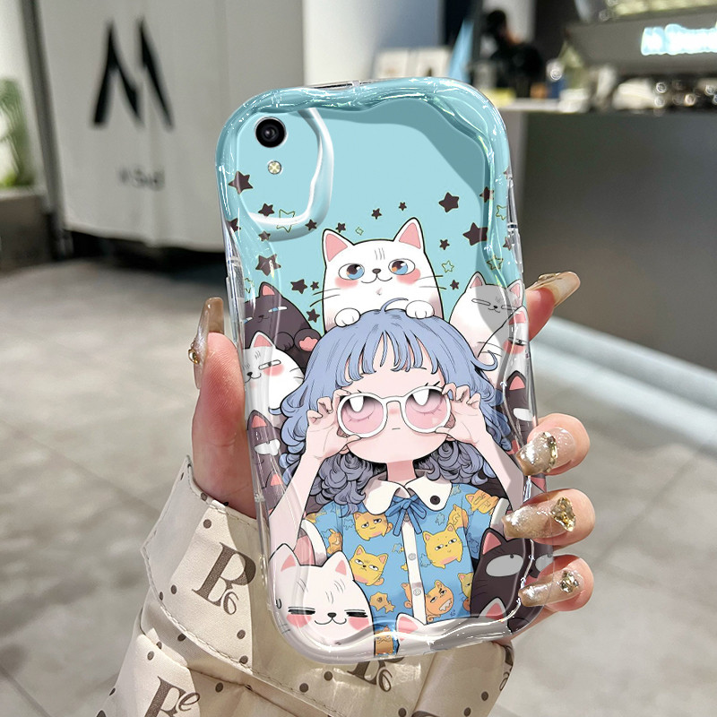 VIVO Y91C Y90 Y1s เคสใส สาวน่ารักสุดๆ Z4876