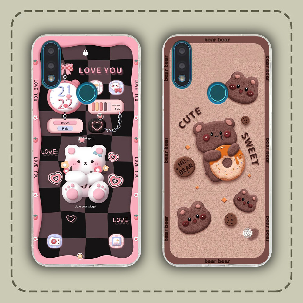 เคสสําหรับ Vsmart Joy 2 Plus / Joy2+ พิมพ์ลายคุกกี้หมีน่ารัก d@emon