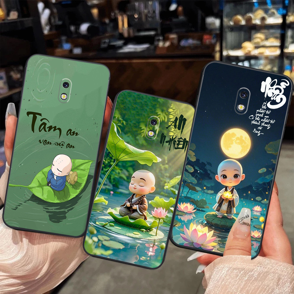 เคส Samsung J3 Pro / J5 Pro / J7 Pro / J7 Plus การประดิษฐ์ตัวอักษรของสันติภาพสันติภาพของจิตใจแหวน