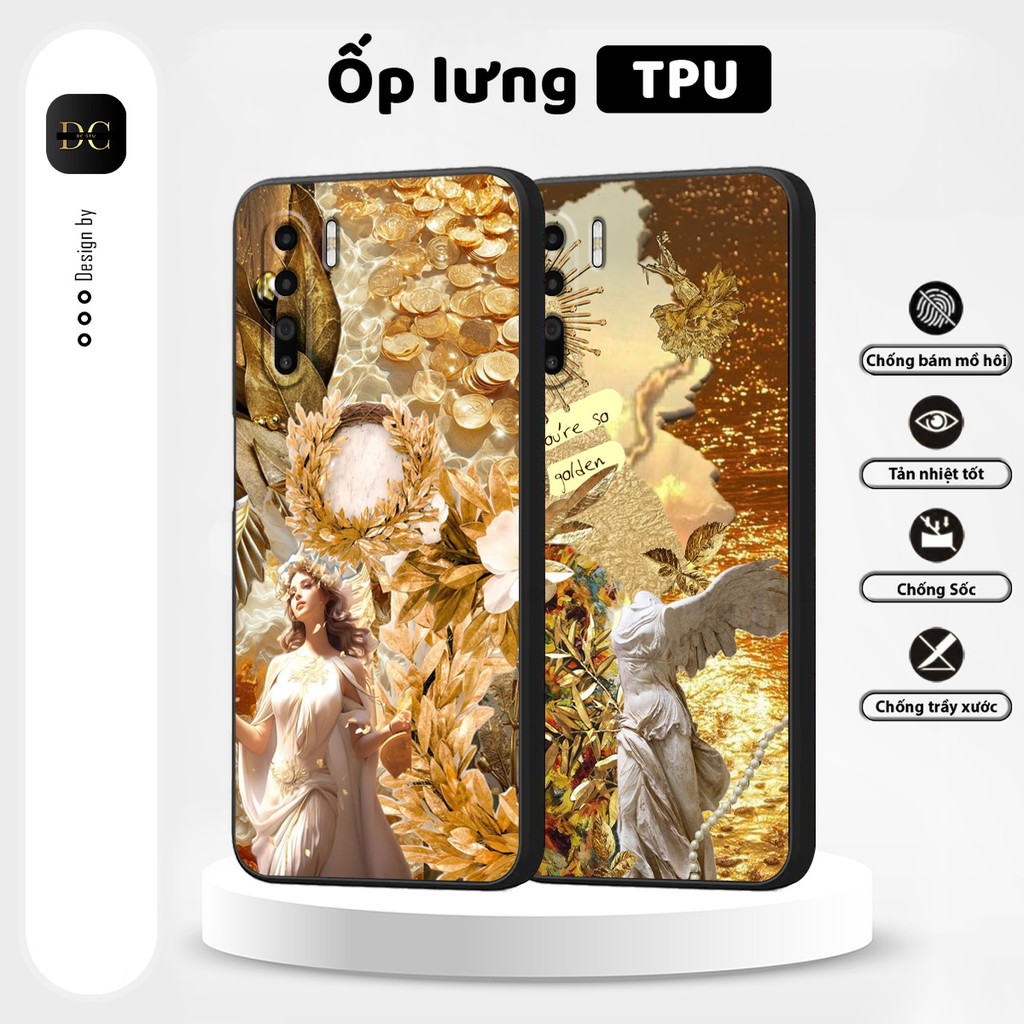 เคส Oppo A91 พร้อมเทพธิดา พวงหรีดลอเรล โชคลาภ