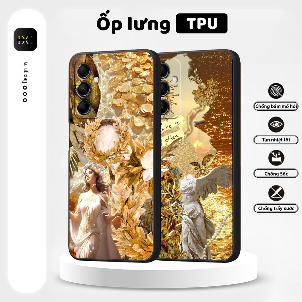 เคส Samsung M14 5G พร้อมเทพธิดา พวงหรีดลอเรล โชคดี