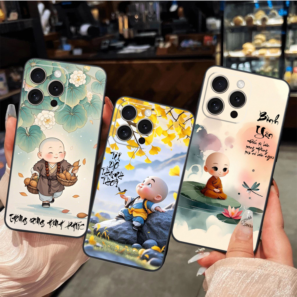 เคสสําหรับ Iphone 16 / Iphone 16 Pro / Iphone 16 Pro / Iphone 16 Pro Max การประดิษฐ์ตัวอักษรของสันติ