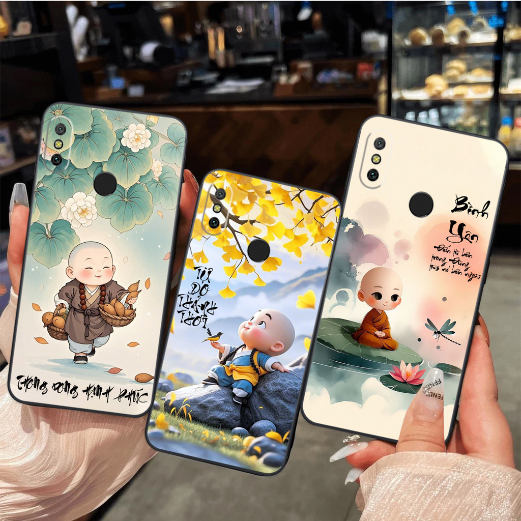 เคส Xiaomi Mi 8 / MI 8 SE / Mi 8 Lite การประดิษฐ์ตัวอักษรของสันติภาพ ความสงบของจิตใจ แหวน