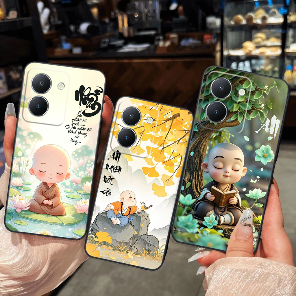 เคส Vivo Y36 / Y76 / Vivo Y78 / VIVO Y78 5G พิมพ์ด้วยพระพุทธรูปของความสงบของจิตใจ ความสงบสุขและการปร