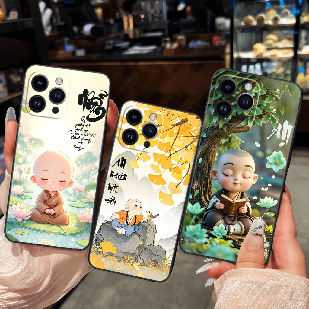 เคส Iphone 13-IPHONE 13 PRO-IPHONE 13 PRO MAX-IPHONE 13 MIN พิมพ์ด้วยพระพุทธรูปของสันติภาพของจิตใจ ส