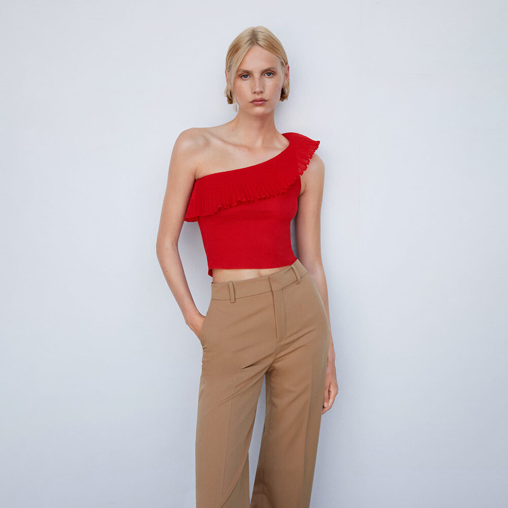 MANGO - เสื้อเบลาส์ผู้หญิง Oley - 57073813-70