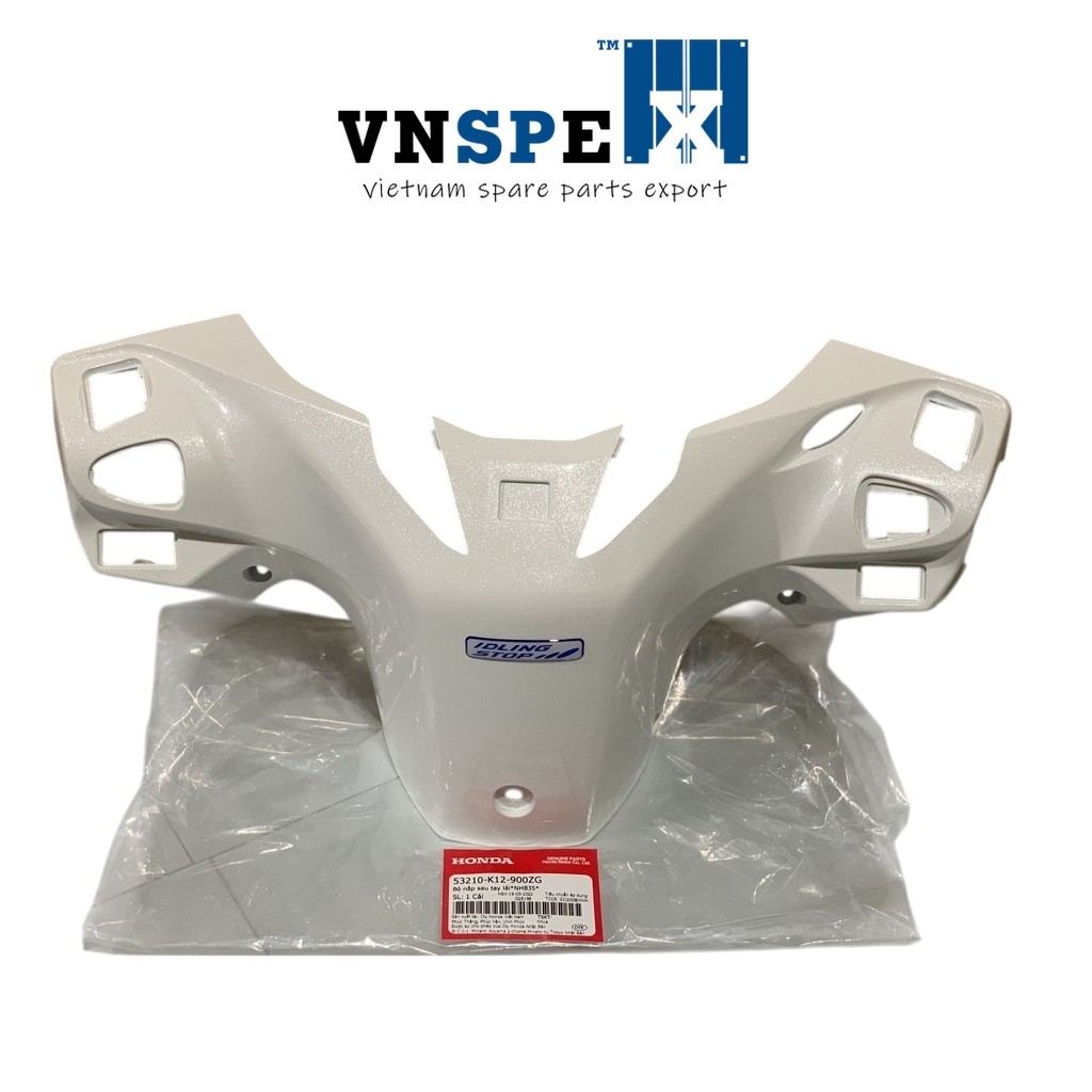 ฝาครอบท้ายแฮนด์พลาสติก (คอ) Nhb35 HONDA Lead 125 สีขาว (2013-2015) - 53210K12900ZG