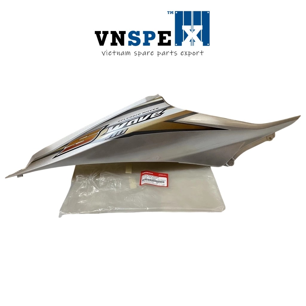 ฝาครอบข้างขวาพลาสติก Nh411M HONDA Wave S110 สีเงิน - 64600KWWB20ZD