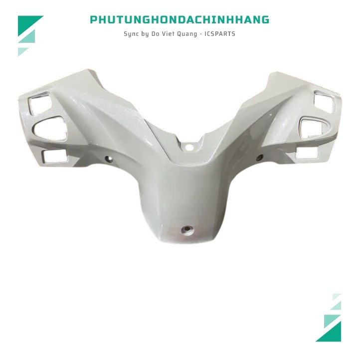 หุ้มพวงมาลัยหลัง (คอ) NHA96P LEAD 125 2017-2018 สีขาว