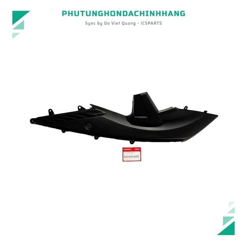 ฝาครอบด้านซ้าย NH1 CLICK 110 สีดํา