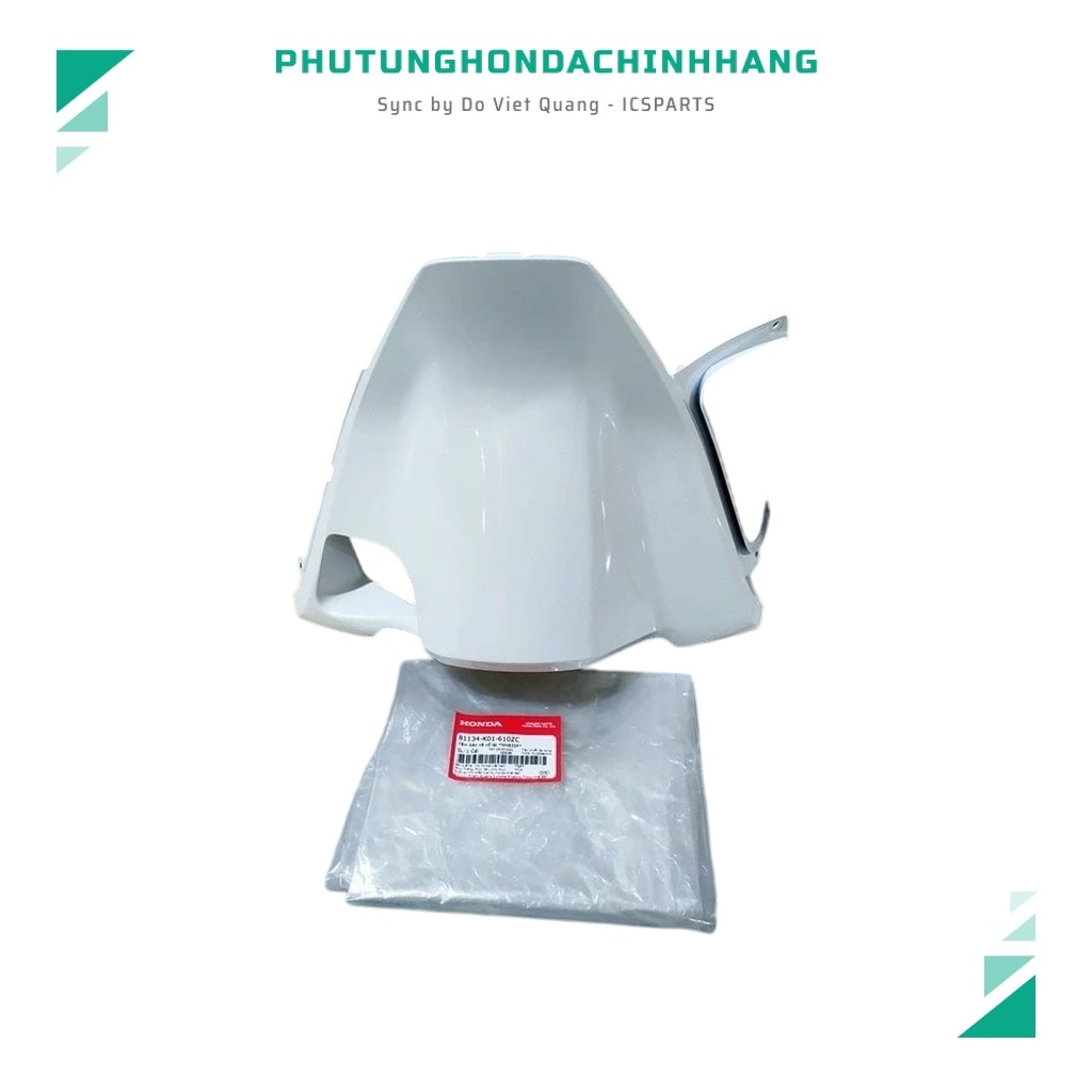 อุปกรณ์ป้องกันคอพวงมาลัย (ฝาครอบล็อค) NHB35P SH 125, SH 150 2015-2016 สีขาว