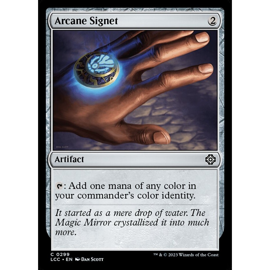 Arcane Signet - คอมมอน - ธรรมดา - LCC - 299 - (Uncom, Common) - Magic The Gathering