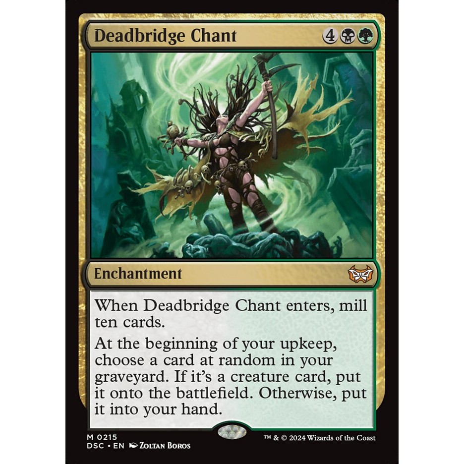 Deadbridge Chant - mythic - ปกติ - DSC - 215 - (หายาก,Mythic) - Magic The Gathering
