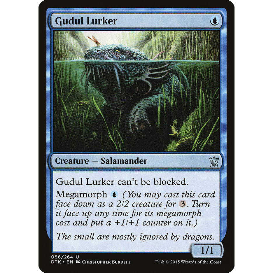 Gudul Lurker - uncommon - ปกติ - DTK - 56 - (Uncom, Common) - Magic The Gathering