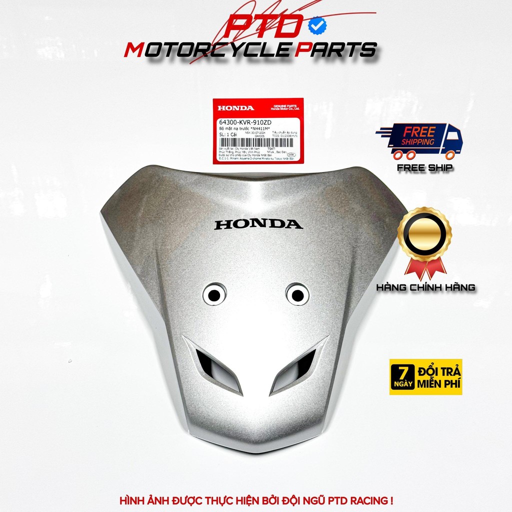 FRONT MASK SET *NH411M*, ของแท้ HONDA VIETNAM (64300-KVR-910ZD)
