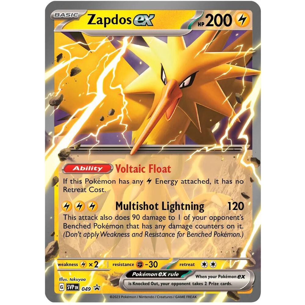 Pokemon Zapdos ex - 049 - SV: Scarlet & Violet Promo Cards (SPP)