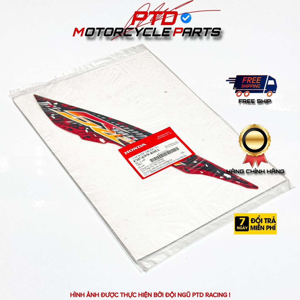 ฝาครอบหน้า STAMP B *R263*, HONDA VIETNAM แท้ (87107-KWW-B10ZA )