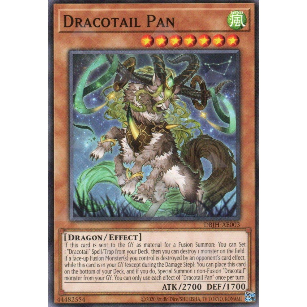 การ์ด Yugioh! - DBJH-AE003 - กระทะ Dracotail