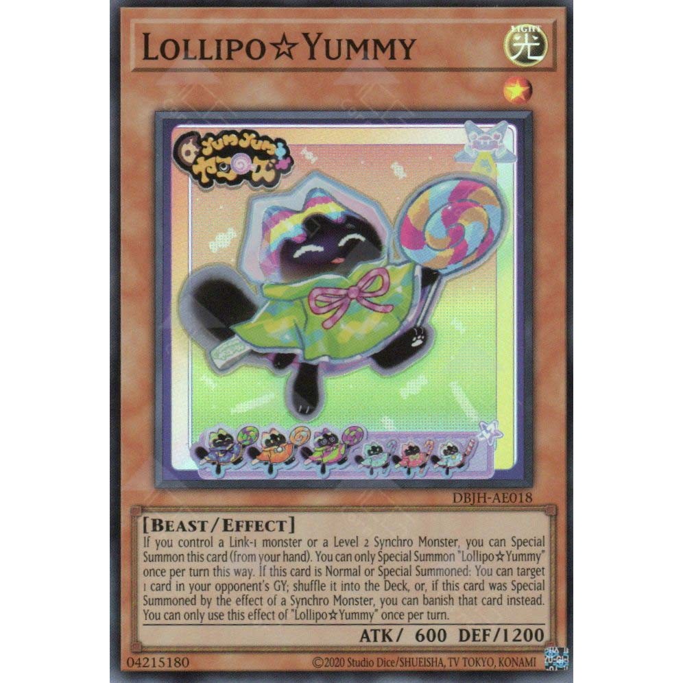 การ์ด Yugioh! - DBJH-AE018 - Lollipo Yummy
