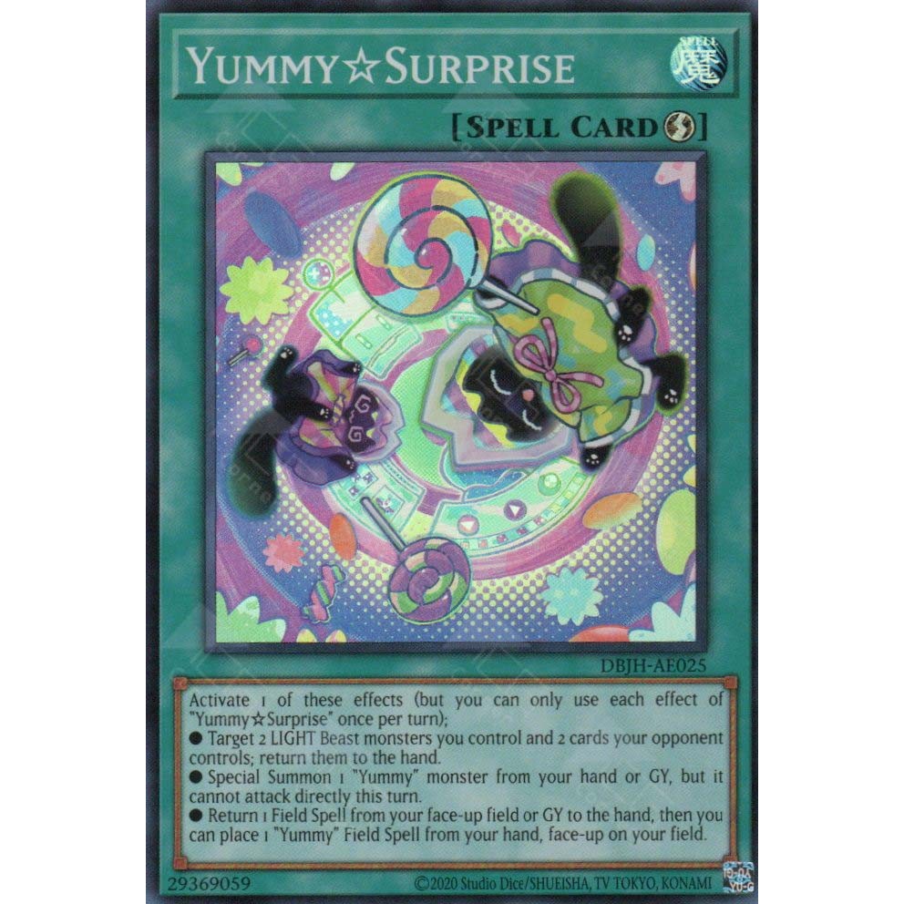 การ์ด Yugioh! - DBJH-AE025 - อร่อยเซอร์ไพรส์