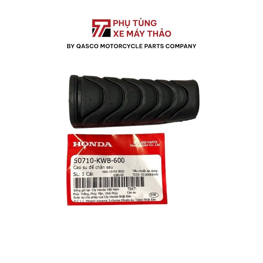 ยางพักเท้าหลัง HONDA Wave Rs / Rsx / S |50710-KWB-600_8B 1Q