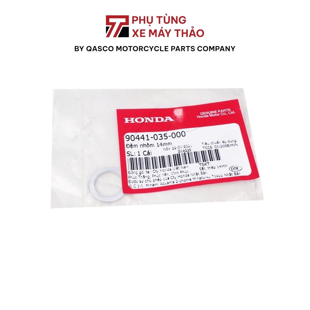 เบาะอลูมิเนียม ฮอนด้า 14 มม. ที่ใช้ร่วมกันกับรถยนต์มากมาย |90441-035-000