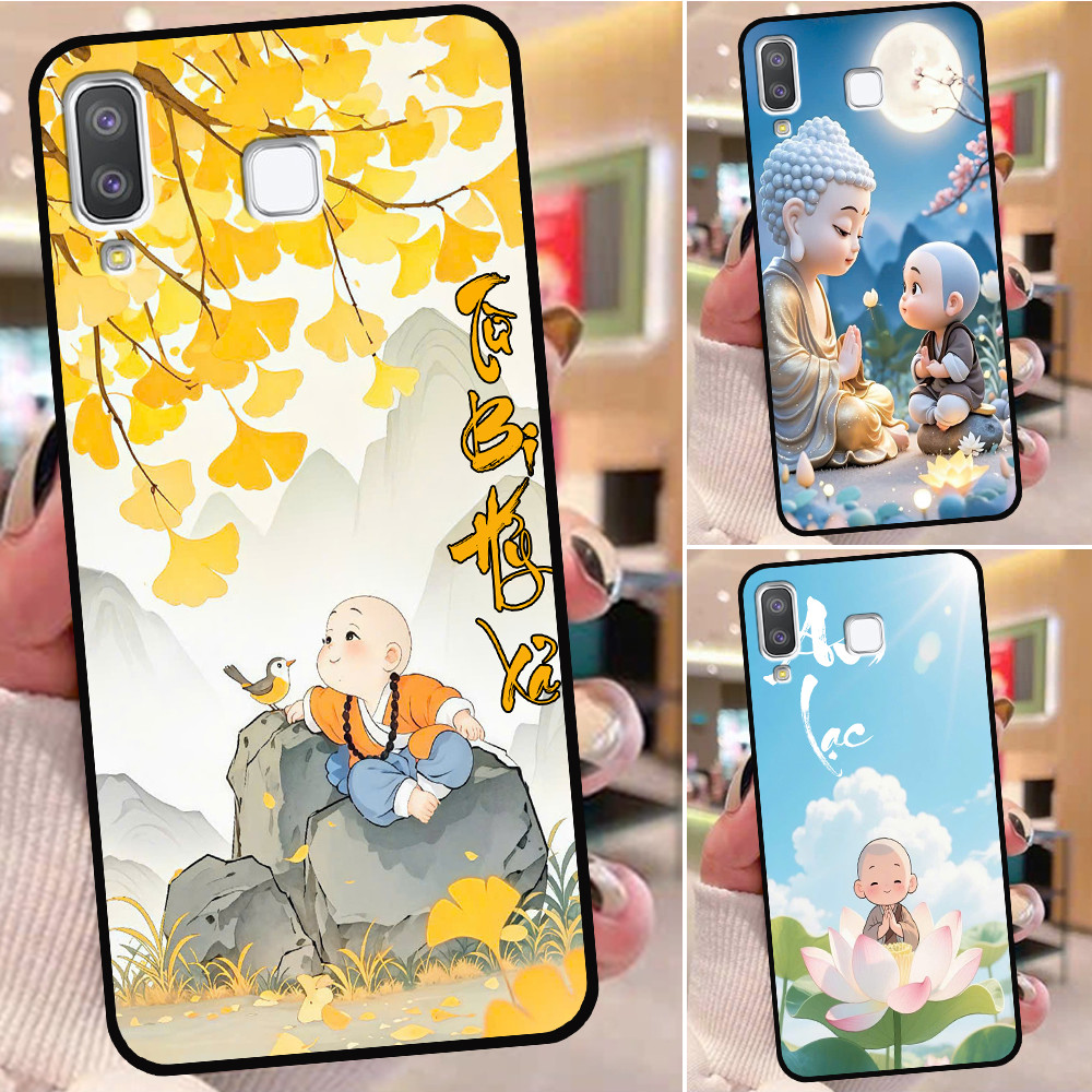 เคส Samsung A8 Star / A9 Star พร้อมการประดิษฐ์ตัวอักษรของเข็มทิศและจอย