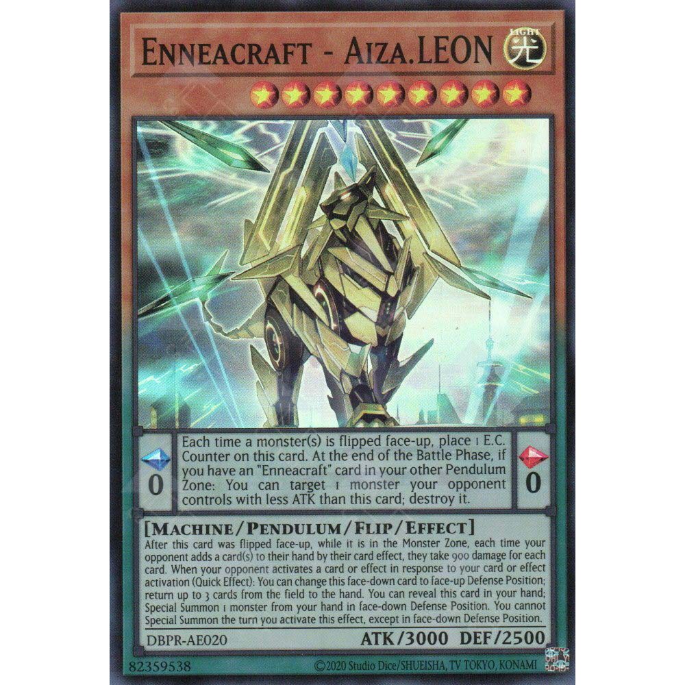 การ์ด Yugioh! - DBPR-AE020 ศัตรู - Aiz.LEON