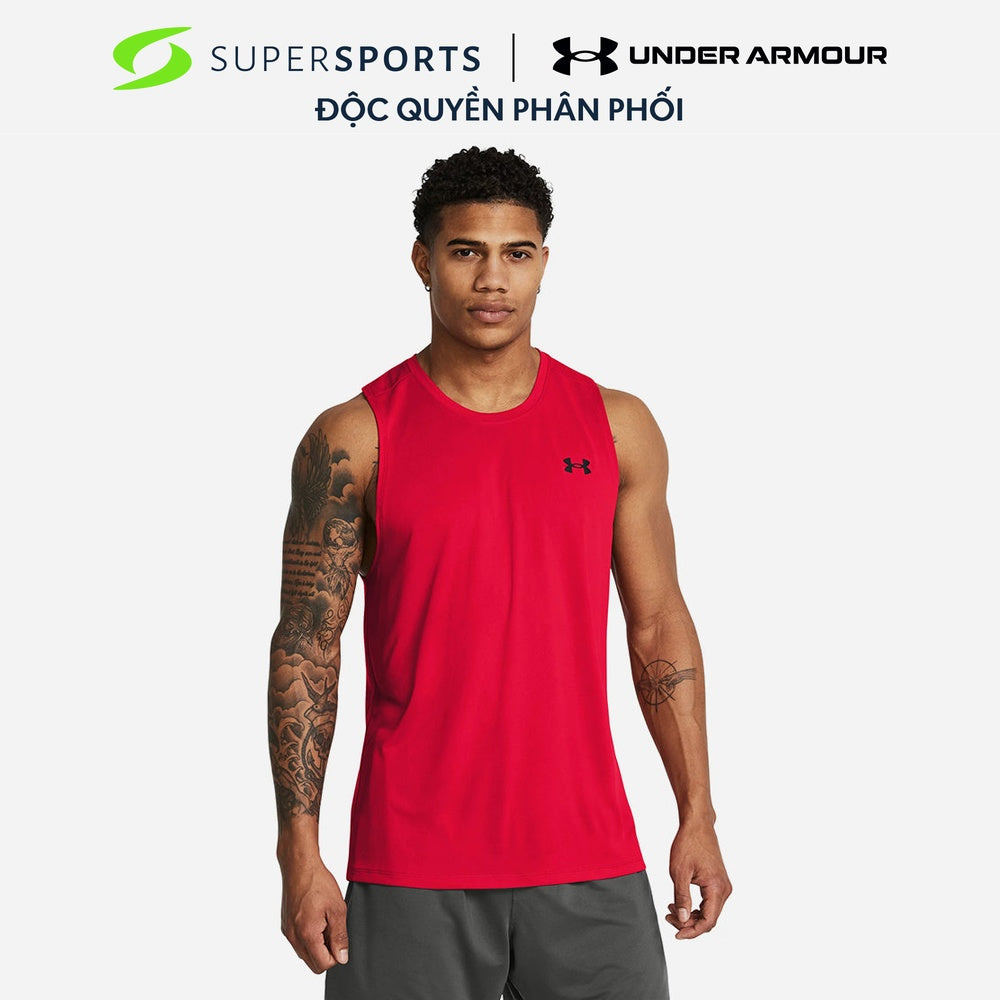 UNDER ARMOR UNDER ARMOUR Under ARMOUR Tech เสื้อกล้ามผู้ชาย - 1382795-600