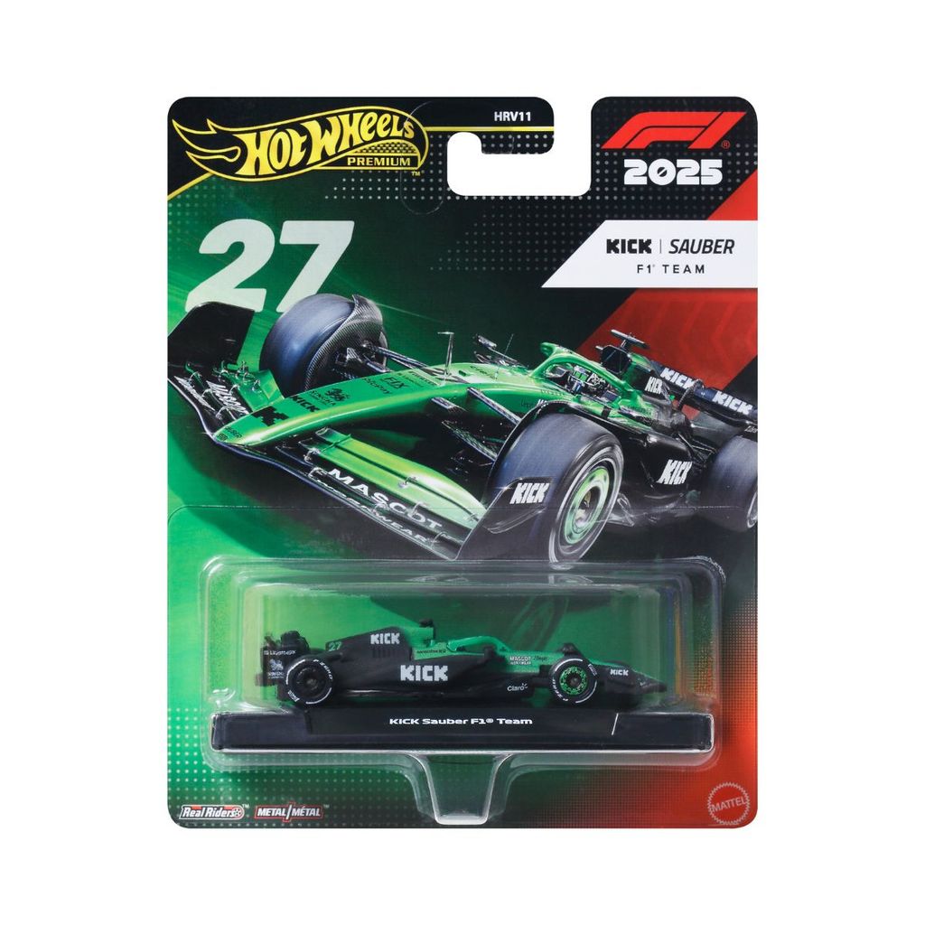 F1 ทีม Sauber Super Racing Car ของเล่น - 27 Racing Hand HOT WHEELS JKD84/HRV11