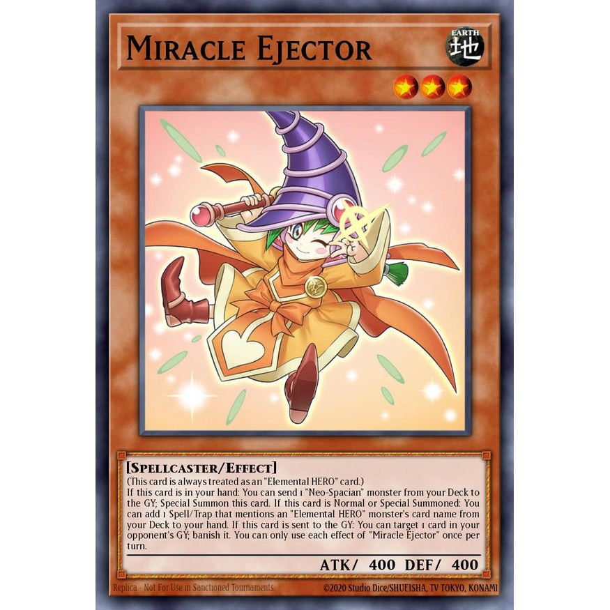 [Yugioh Funny Shop] การ์ด 1 ใบ BLZD-EN098 - Miracle Ejector - Super Rare - Blazing Dominion