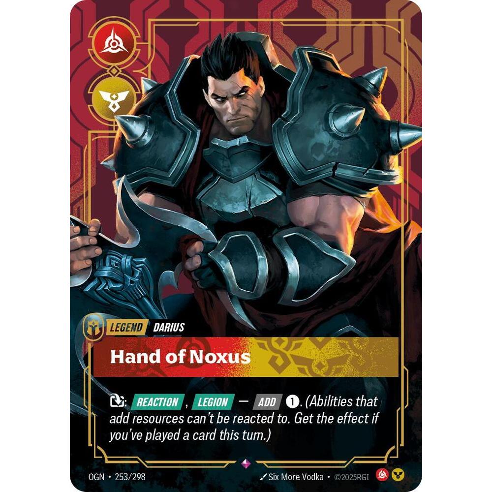Riftbound TCG - Origins - Darius - Hand of Noxus (253/298) ฟอยล์
