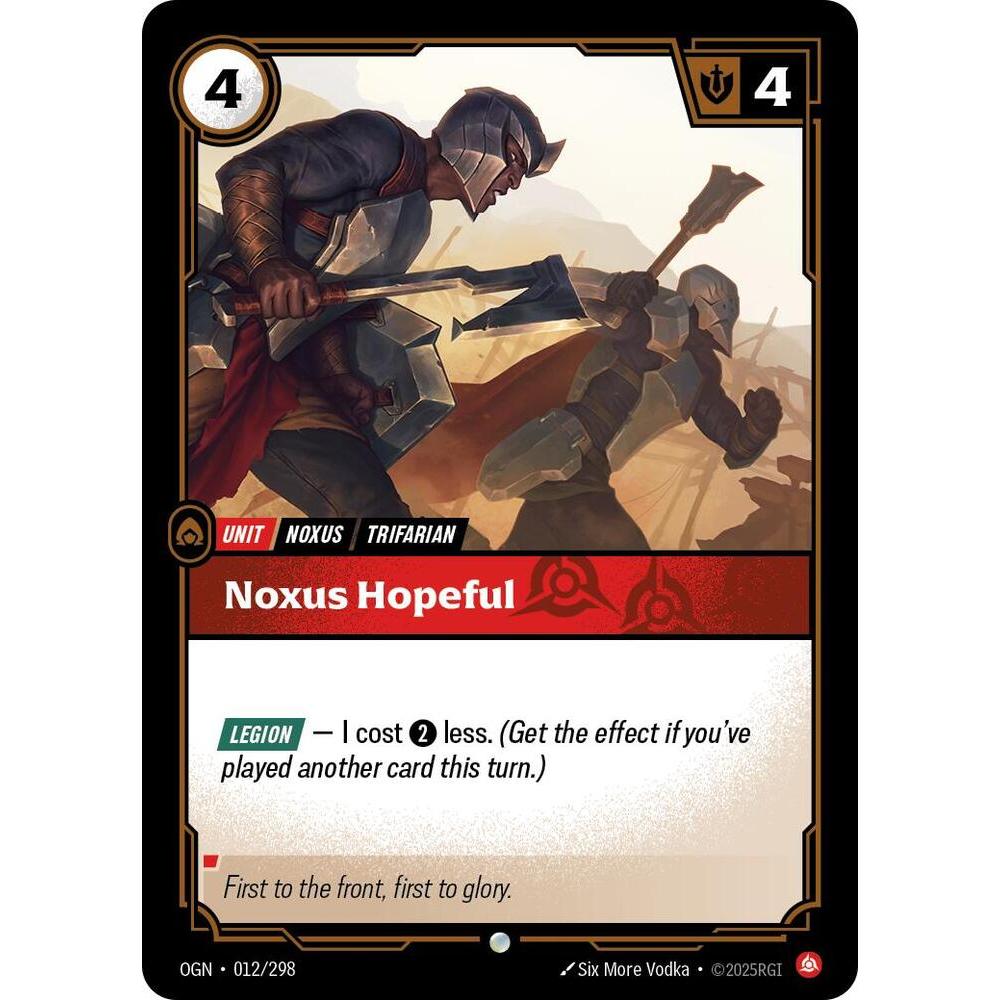 Riftbound TCG - Origins - Noxus Hopeful (012/298)