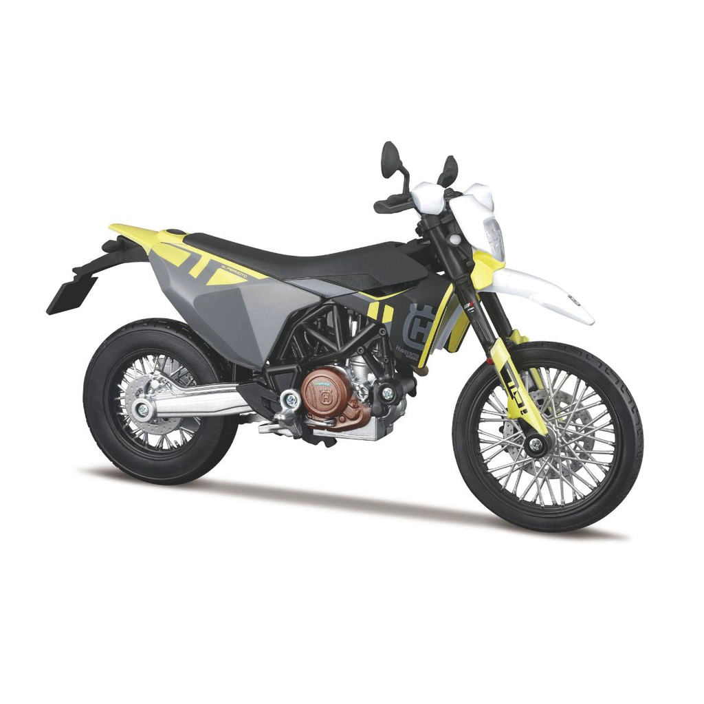 ประกอบรถจักรยานยนต์รุ่นของเล่น 2023 Husqvarna 701 Supermoto MAISTO 39180/MT39051AL